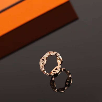 Hermes  Farandole Pig Nose Classic Ring JWLH0039