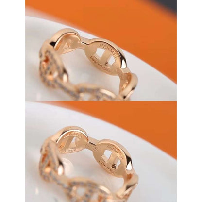 Hermes  Farandole Pig Nose Classic Ring JWLH0039