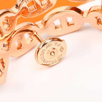 Hermes  Farandole Pig Nose Diamond Earrings JWLH0046