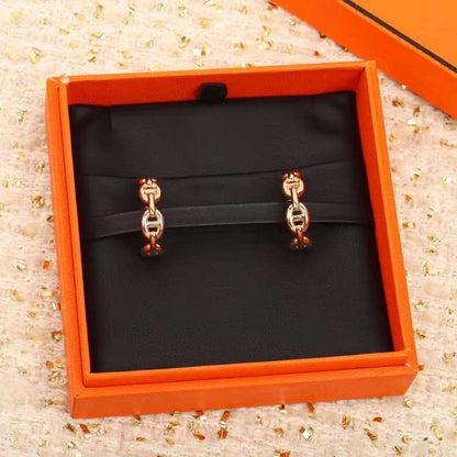 Hermes  Farandole Pig Nose Earrings JWLH0011