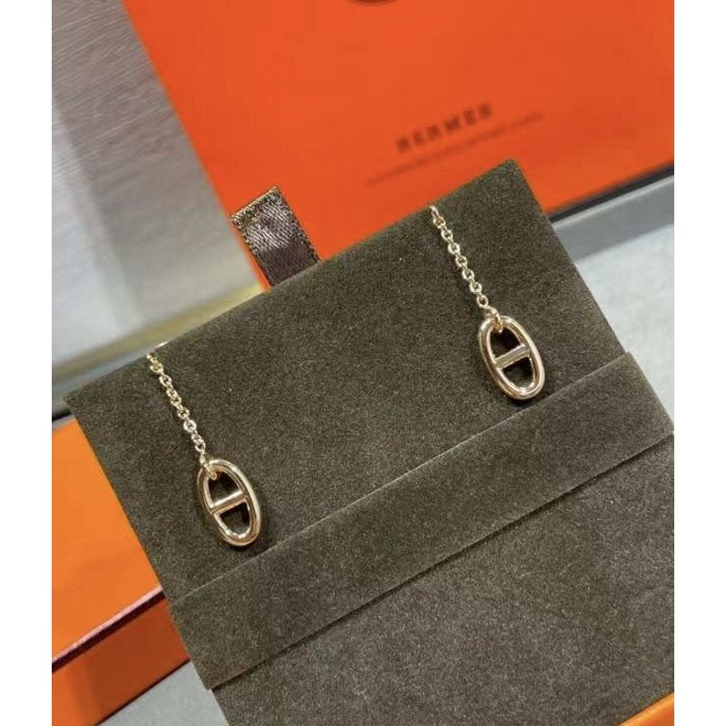 Hermes  Farandole Pig Nose Earrings JWLH0018