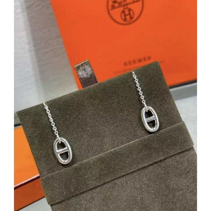 Hermes  Farandole Pig Nose Earrings JWLH0018