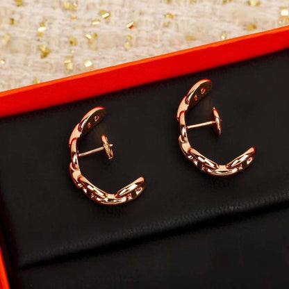 Hermes  Farandole Pig Nose Earrings JWLH0024