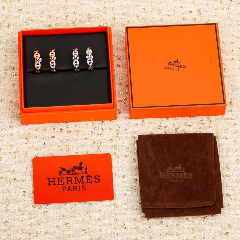 Hermes  Farandole Pig Nose Earrings JWLH0024