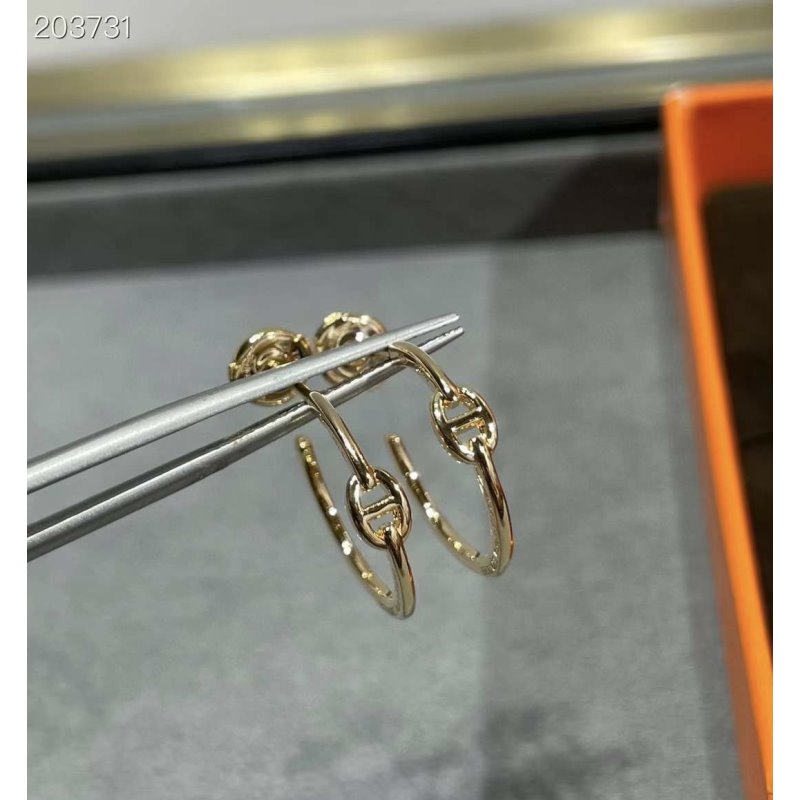 Hermes  Farandole Pig Nose Earrings JWLH0030