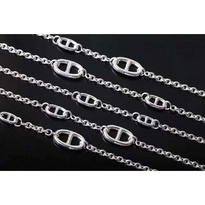 Hermes  Farandole Pig Nose Long Necklace JWLH0040