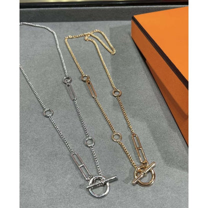 Hermes  Farandole Pig Nose Necklace JWLH0050