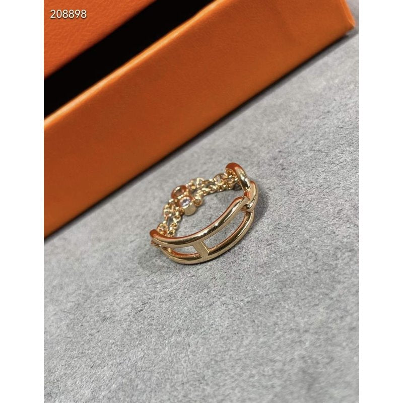 Hermes  Farandole Pig Nose Ring JWLH0004