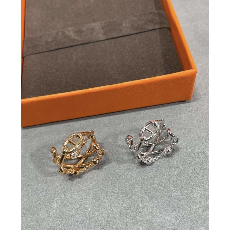 Hermes  Farandole Pig Nose Ring JWLH0048