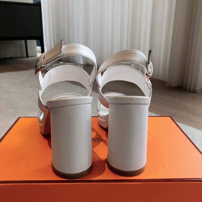 Hermes High Heeled Kelly Sandals SH010315
