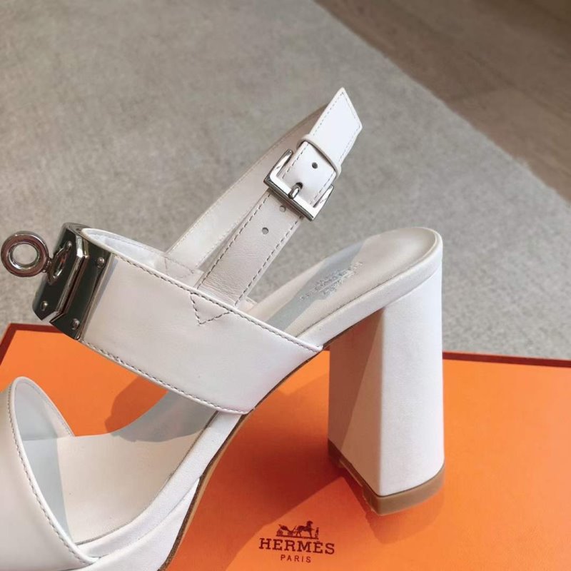Hermes High Heeled Kelly Sandals SH010315