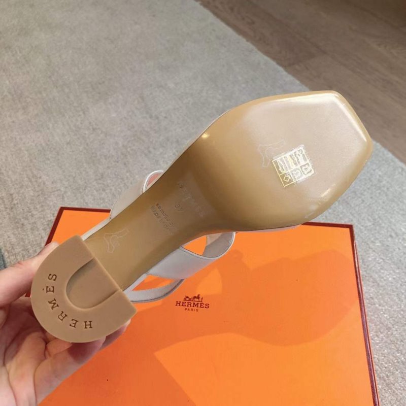 Hermes High Heeled Kelly Sandals SH010315