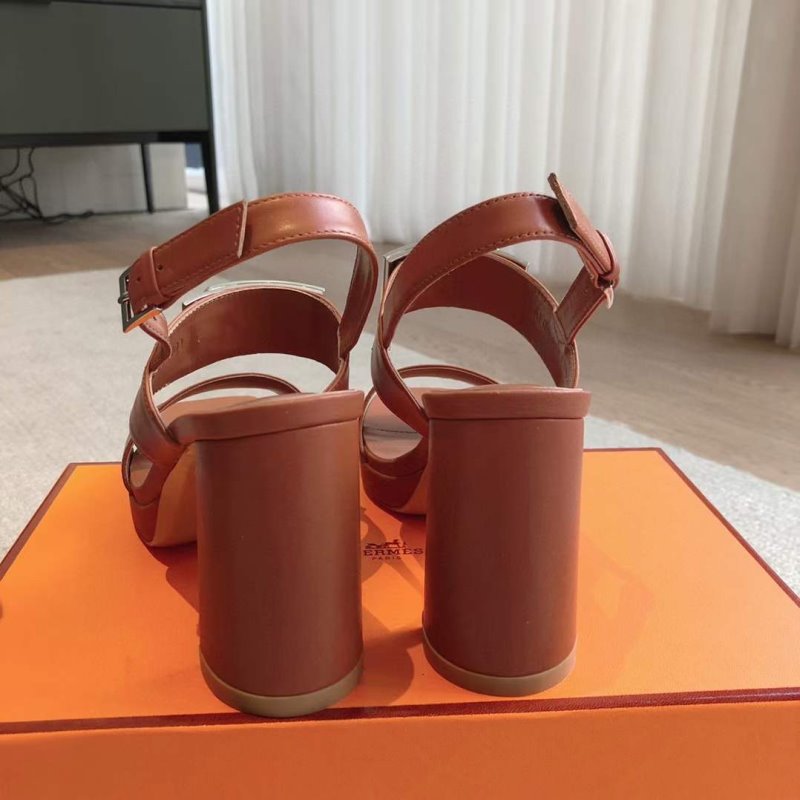 Hermes High Heeled Kelly Sandals SH010316