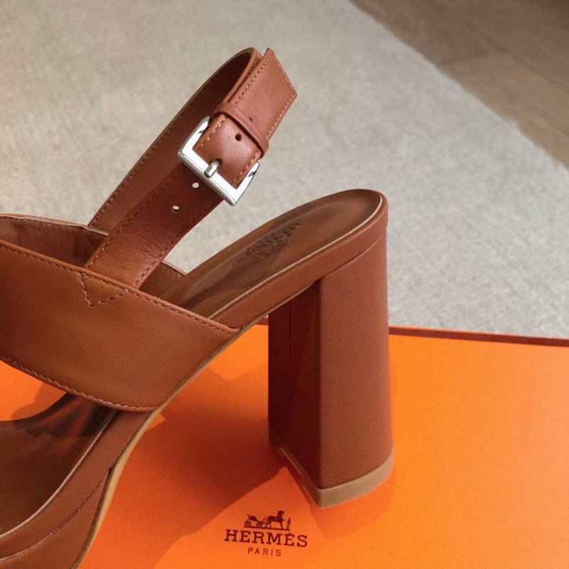 Hermes High Heeled Kelly Sandals SH010316