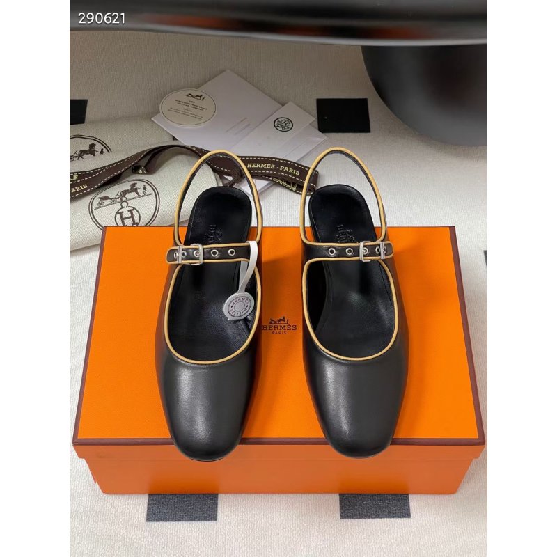 Hermes Mary Jane Flat Shoes SH2505019