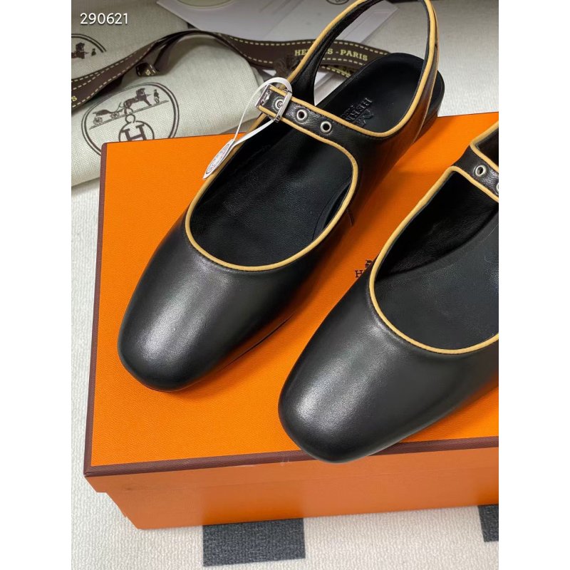 Hermes Mary Jane Flat Shoes SH2505019