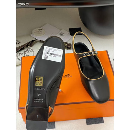 Hermes Mary Jane Flat Shoes SH2505019