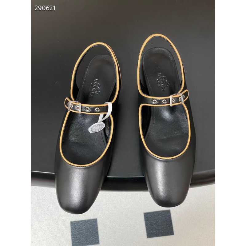 Hermes Mary Jane Flat Shoes SH2505019