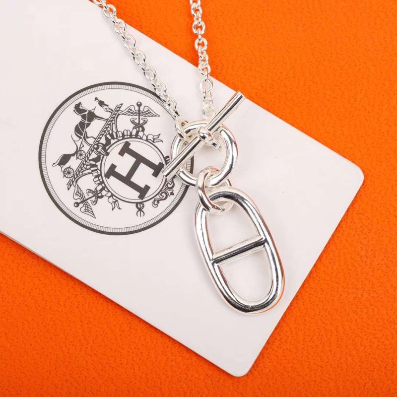 Hermes Pig nose Necklace JWLH0108