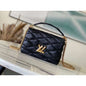 Louis Vuitton MM Malletage Leather Hand Bag BG00001