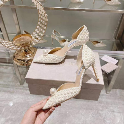 Jimmy Choo Pearl Heeled Sandals SH010355