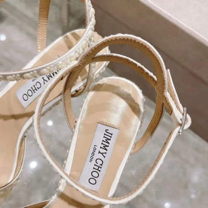 Jimmy Choo Pearl Heeled Sandals SH010356