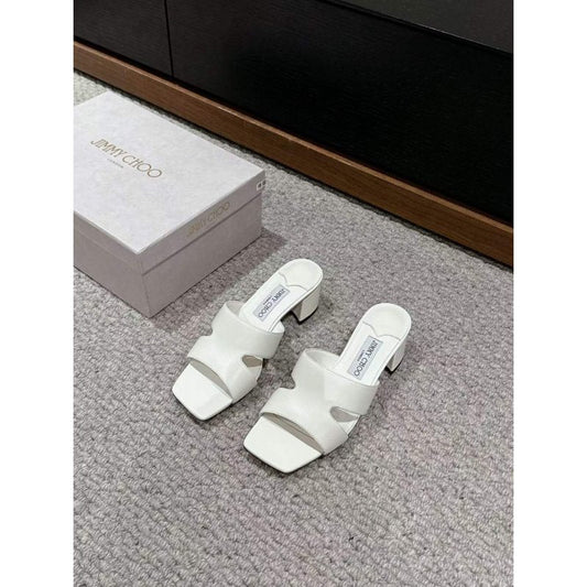 Jimmy Choo Square Head Slippers  SH011116