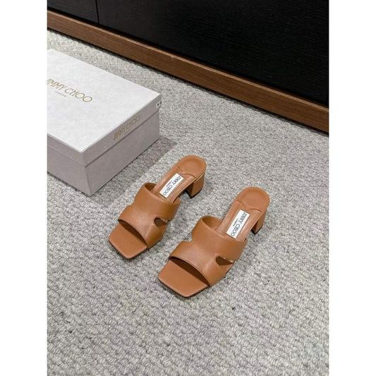 Jimmy Choo Square Head Slippers  SH011117