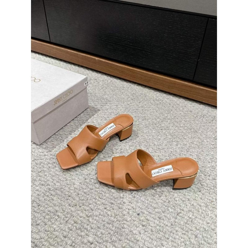 Jimmy Choo Square Head Slippers  SH011117