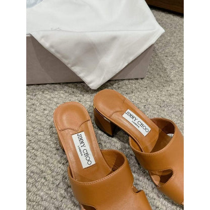 Jimmy Choo Square Head Slippers  SH011117