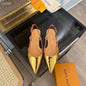 Louis Viutton Pointed Flat Sandals SH010445