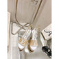 Louis Viutton Woven Wedge Sandals SH010449