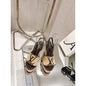 Louis Viutton Woven Wedge Sandals SH010451