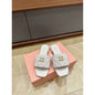 Miu Miu Square Headed Slippers SH010500