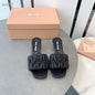 Miu Miu Square Headed Slippers SH010504