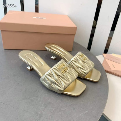 Miu Miu Square Headed Slippers SH010507