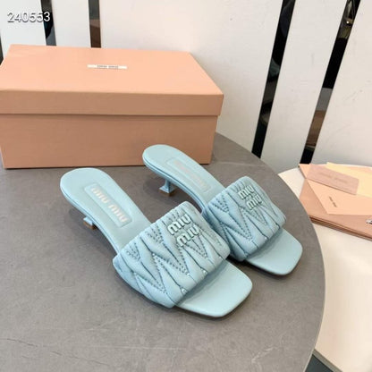 Miu Miu Square Headed Slippers SH010508