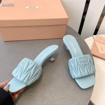 Miu Miu Square Headed Slippers SH010508