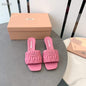 Miu Miu Square Headed Slippers SH010509