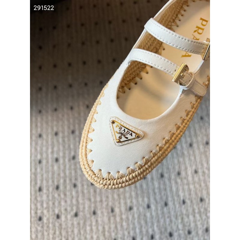 Prada Mary Jane Flat Shoes SH2505001