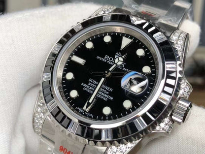 Rolex Diamond Water Ghost Wrist Watch WAT02021