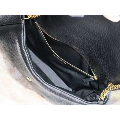 Saint Laurent Calypso Shoulder Bag in Lambskin Leather BGDC0040