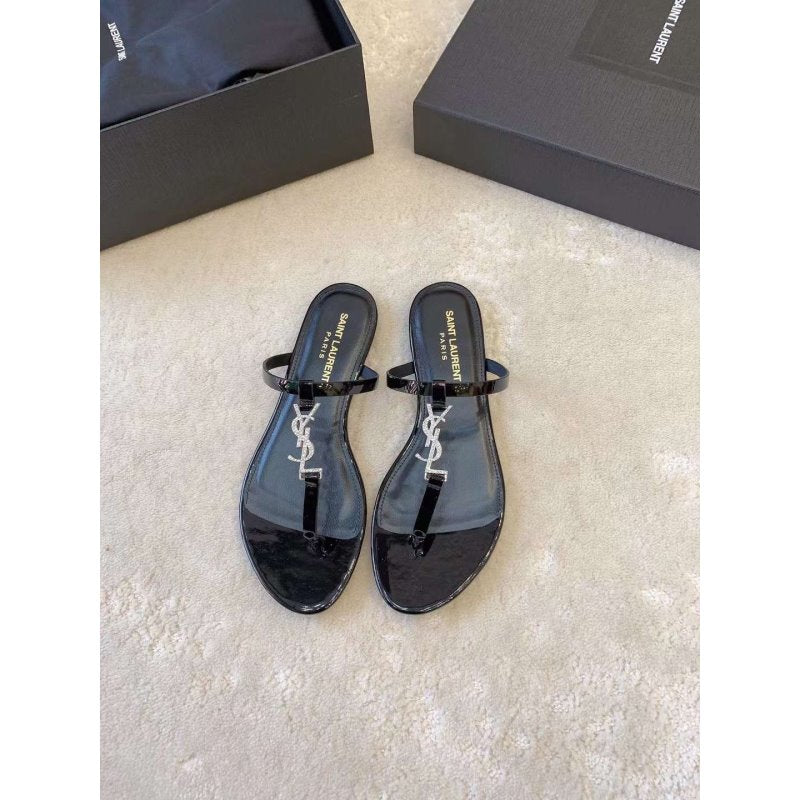 Saint Laurent Flat Slippers SH010597