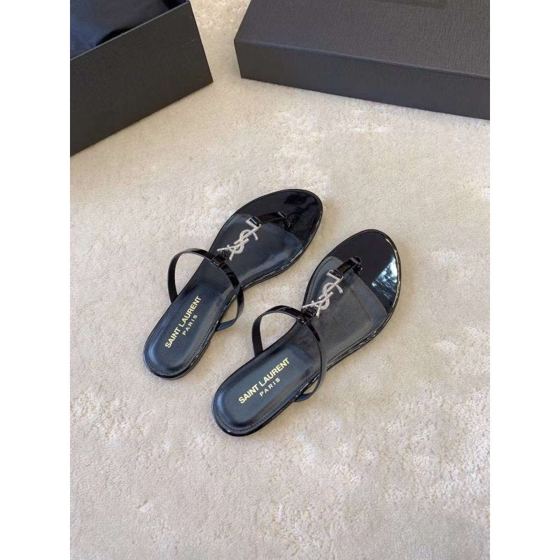 Saint Laurent Flat Slippers SH010597