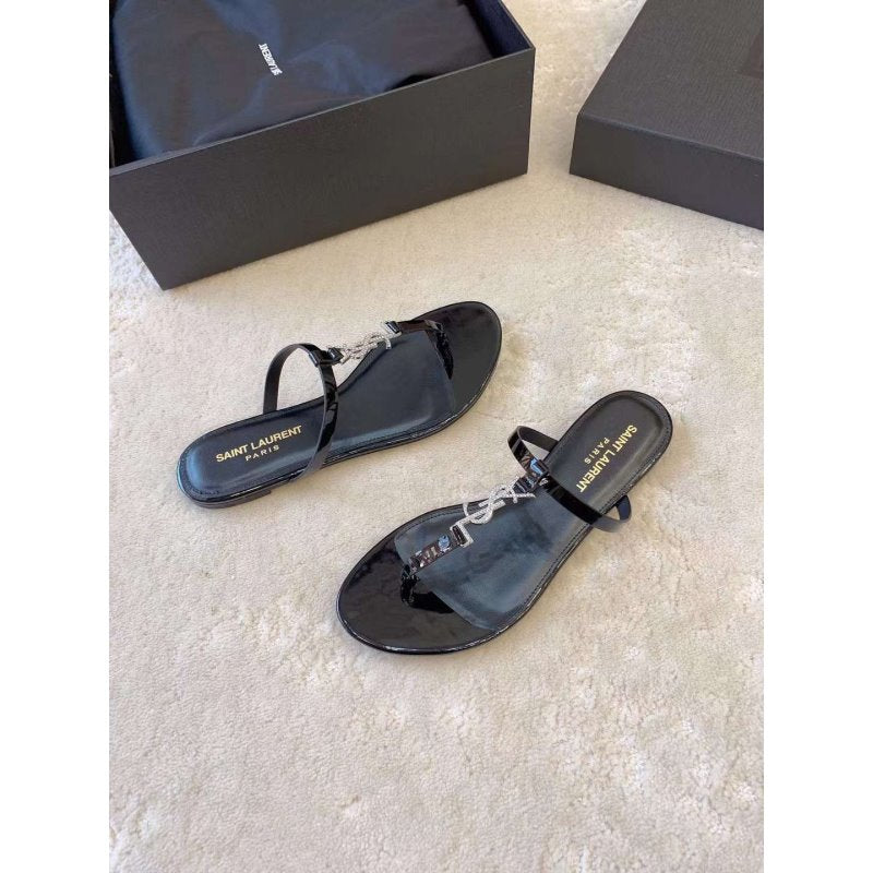 Saint Laurent Flat Slippers SH010597