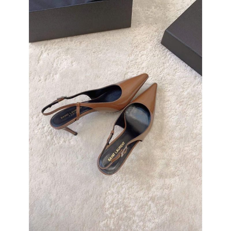 Saint Laurent Satin Sandals SH010600