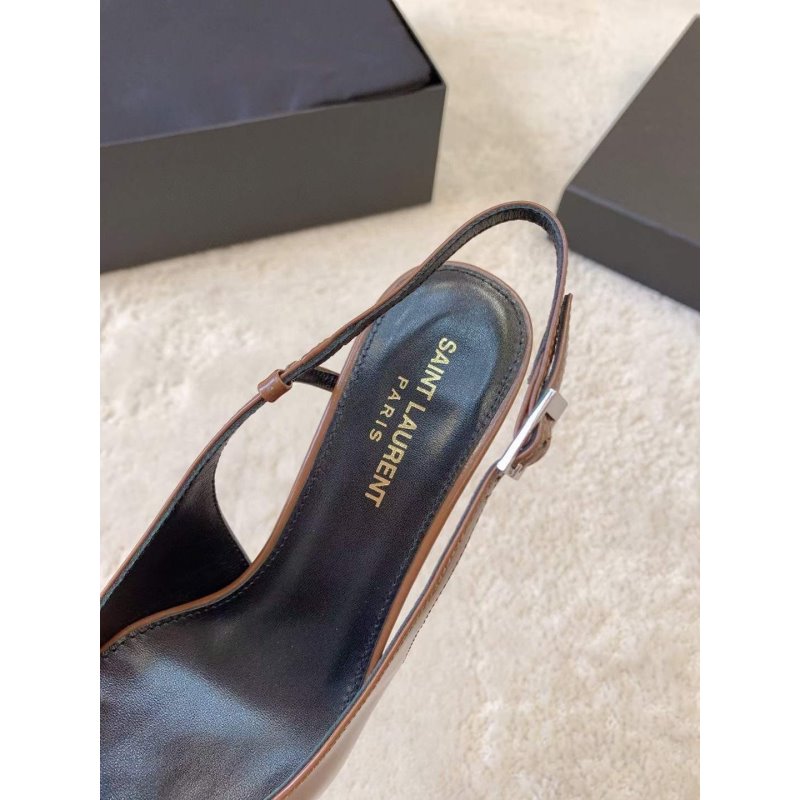 Saint Laurent Satin Sandals SH010600