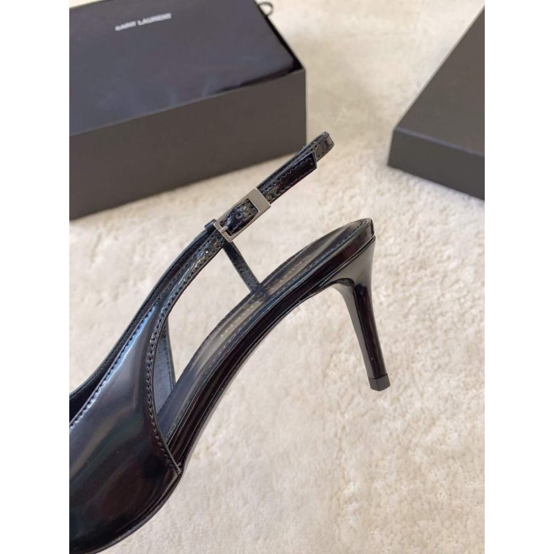 Saint Laurent Satin Sandals SH010601