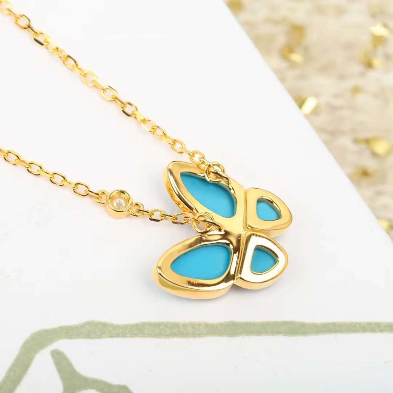 Van Cleef and Arpels Butterfly Necklace JWLH0130