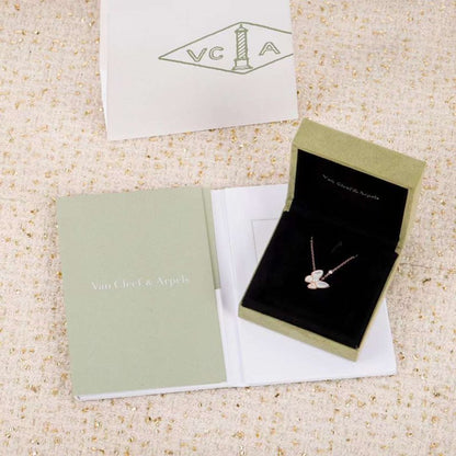 Van Cleef and Arpels Butterfly Necklace JWLH0130